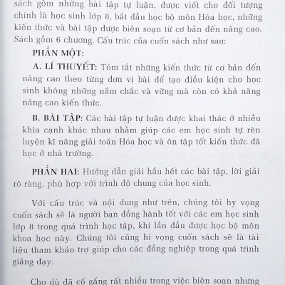 Luyện Kỹ Năng Giải Toán Hóa Học 8