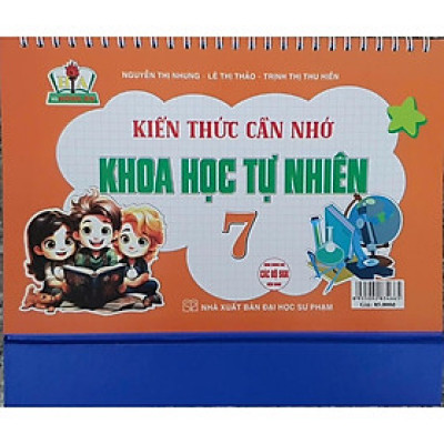 Sách -  Kiến Thức Cần Nhớ Khoa Học Tự Nhiên 7 (dùng chung các bộ sgk hiện hành) - HA