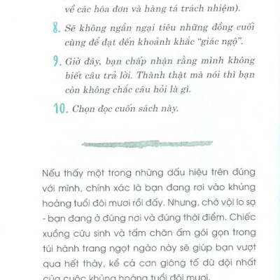 Cẩm Nang Sinh Tồn Cho Bạn Trẻ - Vượt Qua Khủng Hoảng Tuổi Đôi Mươi