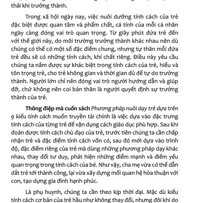 Phương Pháp Dạy Trẻ Dựa Trên 9 Kiểu Tính Cách