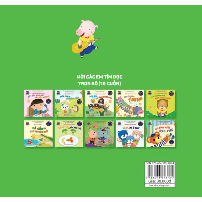 Truyện tranh phát triển tư duy - Kĩ năng cho bé yêu - Kĩ năng phối hợp tập thể - DÀN NHẠC RỪNG XANH - MUÔN MÀU ÂM THANH