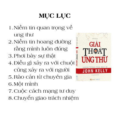 Giải Thoát Ung Thư - Hành Trình của Bác Sĩ John Kelly Với Bệnh nhân Ung Thư Của Mình