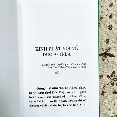 [Bản cao cấp] Kinh Diệu Pháp Liên Hoa + Kinh A Di Đà - Bốn Mươi Tám Nguyện - Kệ Nguyện Sinh (Bìa cứng)