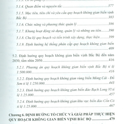 Định Hướng Quy Hoạch Không Gian Biển Vịnh Bắc Bộ (Bộ Sách Chuyên Khảo Biển Và Công Nghệ Biển) (Bìa Cứng) 