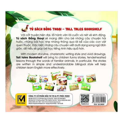 Bộ Truyện Tranh Đồng Thoại Song Ngữ Anh - Việt (Trọn Bộ 6 Cuốn)(Tái Bản)