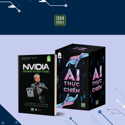 Sách - Combo 6 cuốn: AI 5.0 + AI trong công việc + DeepSeek - ChatGPT (thực chiến) + NVIDIA Cỗ máy tư duy + AI Giáo Dục