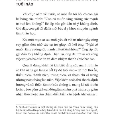 Trí Nhớ Minh Mẫn, Tư Duy Sắc Sảo - Các Chiến Lược Chống Lão Hóa Cho Bộ Não Của Bạn