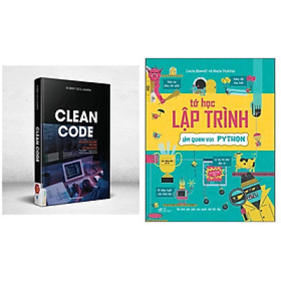 Combo 2Q: Tớ Học Lập Trình - Làm Quen Với Python + Clean code – Mã sạch và con đường trở thành lập trình viên giỏi