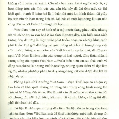 Lịch Sử Tư Tưởng Việt Nam - Tập 1