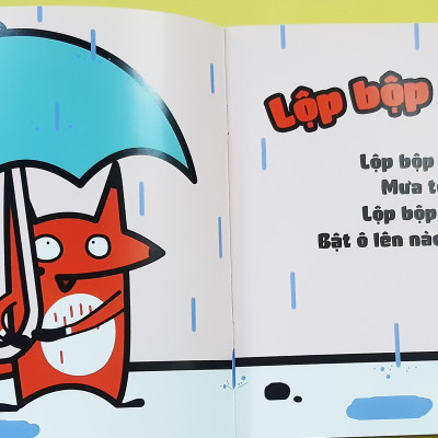 Sách Cho Bé Ehon Cáo Ken Và Đồ Vật - Lộp Bộp Lộp Bộp