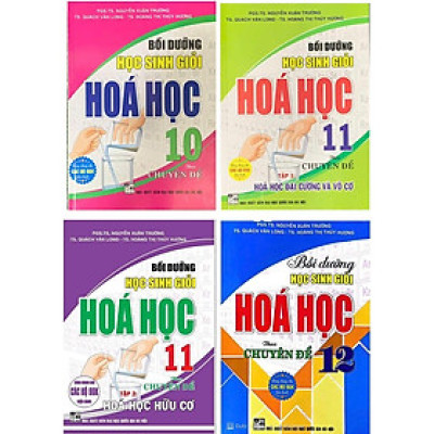 Sách- Combo Bồi dưỡng HSG Hóa học theo chuyên đề lớp 10+11+12 (4 cuốn) ( Dùng chung cho các bộ SGK hiện hành (HA)