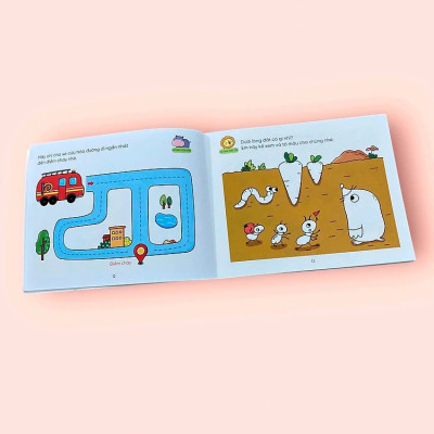 Sách cho bé - Hỏi Đáp Thông Minh - Rèn Luyện Não Trái Não Phải - Tập 2 - Sách tương tác - Dành cho trẻ từ 3+