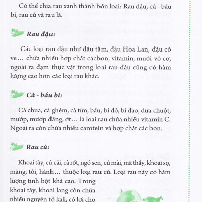 Rau Xanh Chữa Bệnh