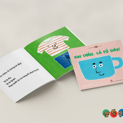 Truyện Ehon bé 1-2-3 tuổi - Xin chào, là tớ đây