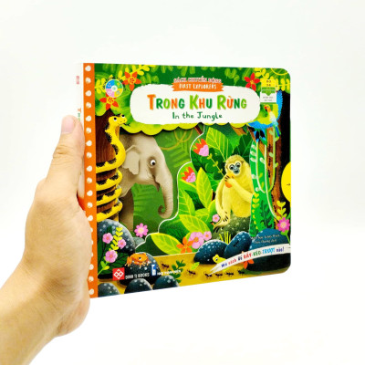 Sách Tương Tác - Sách Chuyển Động - First Explorers - In The Jungle - Trong Khu Rừng