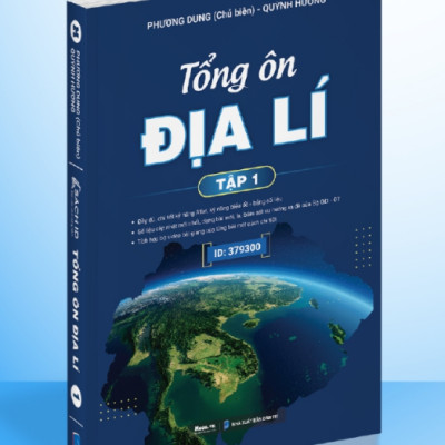 Sách Tổng ôn địa lý lớp 12 ôn thi THPT quốc gia Moonbook