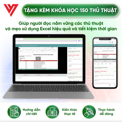 150 Thủ Thuật Excel Ứng Dụng Văn Phòng Kèm Theo Khóa Học Online ĐÀO TẠO TIN HỌC