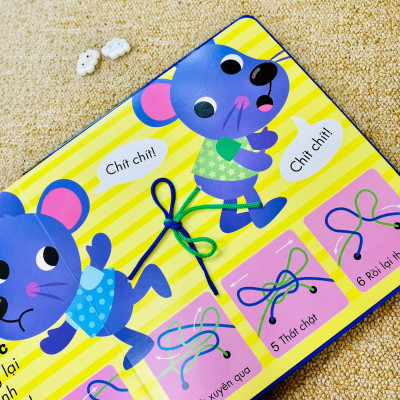 Sách Tương Tác - Kỹ Năng Vận Động Tinh Cho Bé (Dành Cho Trẻ Từ 0-6 Tuổi)