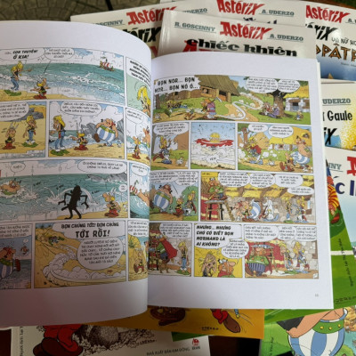 [Combo 14 Cuốn – In màu toàn bộ] NHỮNG CUỘC PHIÊU LƯU CỦA ASTÉRIX – NXB Kim Đồng 