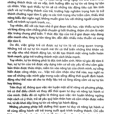 Kĩ Năng Xã Hội Cho Học Sinh Tiểu Học - Học Cách Tự Tin