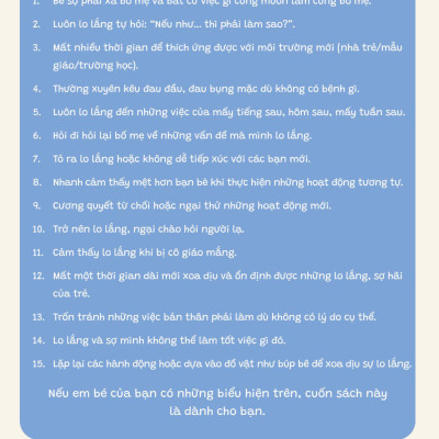 Sách - Rối loạn lo âu ở trẻ em 