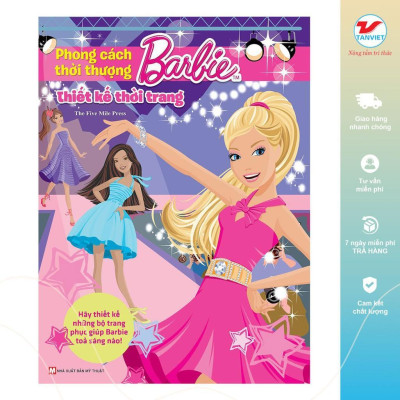 Sách Ghép Hình - Barbie Thủ Công Dựng Hình Thời Trang - Chọn Lẻ 10 Chủ Đề - Tân Việt Books