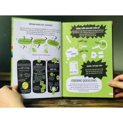 Sách khởi điểm của tư duy toán học kỹ thuật khoa học sách phát triển tư duy cho trẻ 5 - 10 tuổi usborne stem bộ 3 cuốn Á Châu books