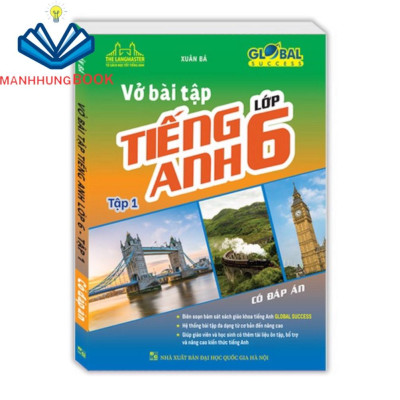Sácn-Combo 3c -GLOBALL SUCESS Bộ đề kiểm tra & bài tập tiếng anh tập 1 (không đáp án) & vở bài tập tiếng anh lớp 6 tập 1