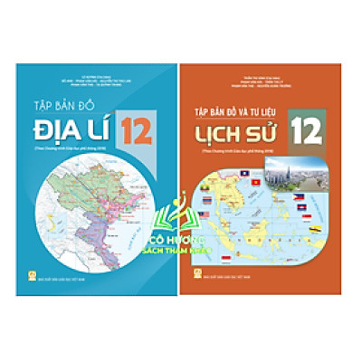 Sách - Combo Tập Bản Đồ và tư liệu lịch sử + tập bản đồ địa lí 12 ( theo chương trình GDPT 2018 )