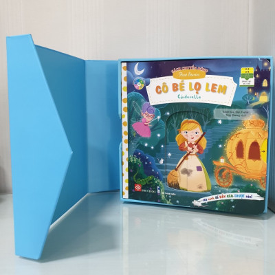 SÁCH TƯƠNG TÁC CHUYỂN ĐỘNG - THẾ GIỚI CỔ TÍCH (3 TẬP/HỘP) (Sách Vừa Học Vừa Chơi Giúp Gắn Kết Gia Đình: Kích thích trí thông minh; Rèn luyện vận động tinh)