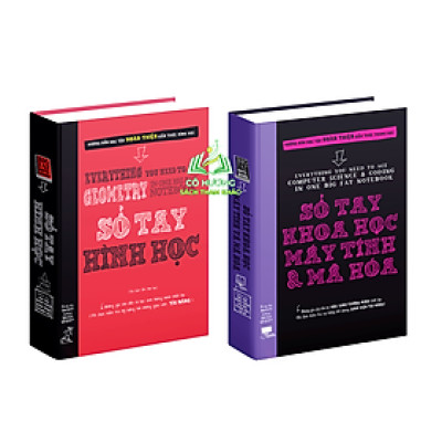 Sách Sổ tay hình học và Sổ tay khoa học máy tính và mã hóa Bìa cứng 2 cuốn 
