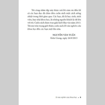 Đi Vào Nghiên Cứu Khoa Học (Tái Bản 2024)