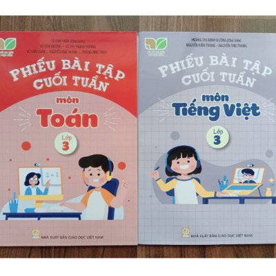 Sách - Phiếu bài tập cuối tuần môn Tiếng Việt lớp 3 ( Kết nối tri thức )