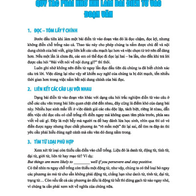 222 Bài Luyện Tập Điền Từ Tiếng Anh (Bộ Sách Cô Mai Phương)