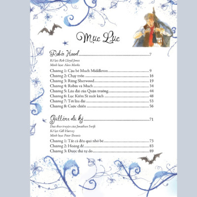 Illustrated Classics - Những cuộc phiêu lưu kỳ thú - Robin Hood, Gulliver du ký, Moonfleet