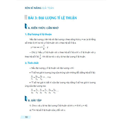 Rèn Kĩ Năng Giải Toán Lớp 7 Tập 2 - (Theo Chương Trình Giáo Dục Phổ Thông Mới) - Bản Quyền