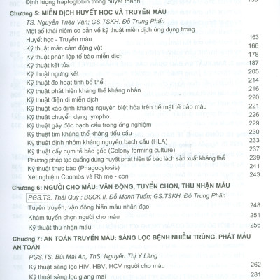 KỸ THUẬT XÉT NGHIỆM HUYẾT HỌC VÀ TRUYỀN MÁU ỨNG DỤNG TRONG LÂM SÀNG (Tái bản lần thứ tư có sửa chữa và bổ sung)