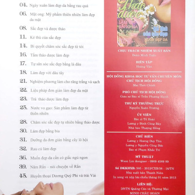 Y Học Phổ Thông Dành Cho Mọi Người - Chuyên Đề: Làm Đẹp Bằng Thảo Dược