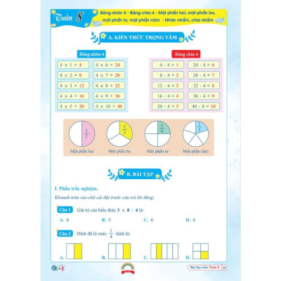 Bài Tập Tuần Toán Lớp 3 - Chân Trời Sáng Tạo - Cả năm - Bản Quyền