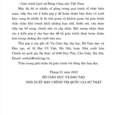 Giáo trình Triết học Mác - Lênin (Dành cho bậc đại học hệ không chuyên lý luận chính trị) - bản in 2024