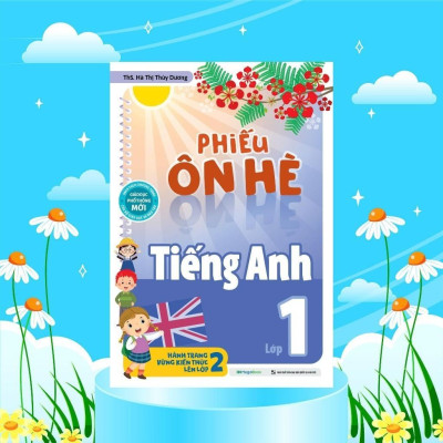 Sách Phiếu Ôn Hè Tiếng Anh Lớp 1 - Megabook