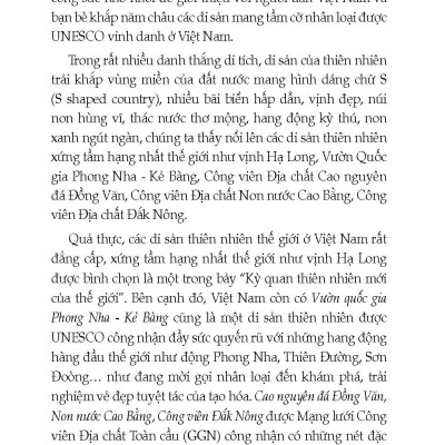 Du Lịch Việt Nam Qua Các Di Sản Thế Giới Được UNESCO Công Nhận (Tái bản 2025)