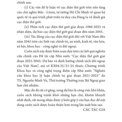 Cục diện thế giới đến năm 2045 - bản in 2025