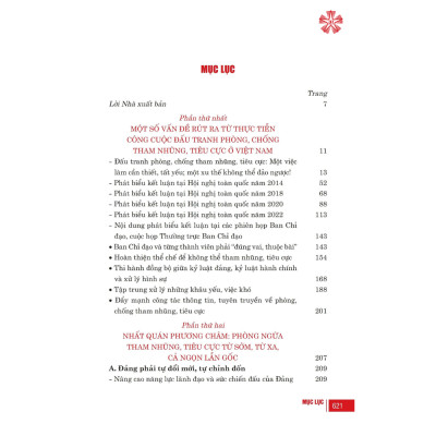 [Bìa mềm] Kiên quyết, kiên trì đấu tranh phòng, chống tham nhũng, tiêu cực, góp phần xây dựng Đảng và Nhà nước ta ngày càng trong sạch, vững mạnh (Bìa mềm)