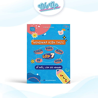 Sách lớp 7 - Mindmap kiến thức Toán Văn Anh Lí Hóa lớp 7, Dễ hiểu - làm bài nhanh