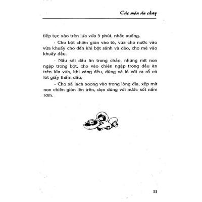 Sách - Các Món Ăn Chay - Việt Thư