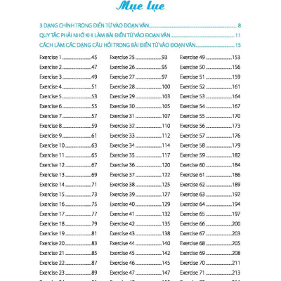 222 Bài Luyện Tập Điền Từ Tiếng Anh (Bộ Sách Cô Mai Phương)