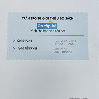 Sách - Ôn tập hè Toán lớp 4 (HB)