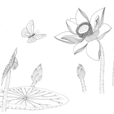 Sách Tô Màu Chữa Lành - Trong Đầm Gì Đẹp Bằng Sen - Sách Tô Màu - THA