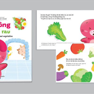 Full Set Ehon Kỹ Năng Sống Thỏ Bông- Phát Triển Tư Duy Tích Cực Cho Bé ( Song Ngữ Việt Anh) Bộ 10 Cuốn - Tặng Vòng Dâu May Mắn Cho Bé